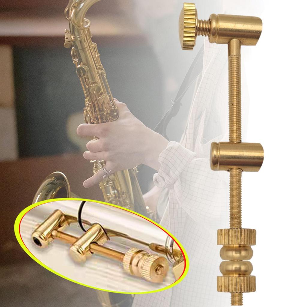 Trumpet Voice Changer Adjustment Rod Component Easy Installation and Disassembly Brass Fixing Screw Tuning Slide Rod Spare Parts
