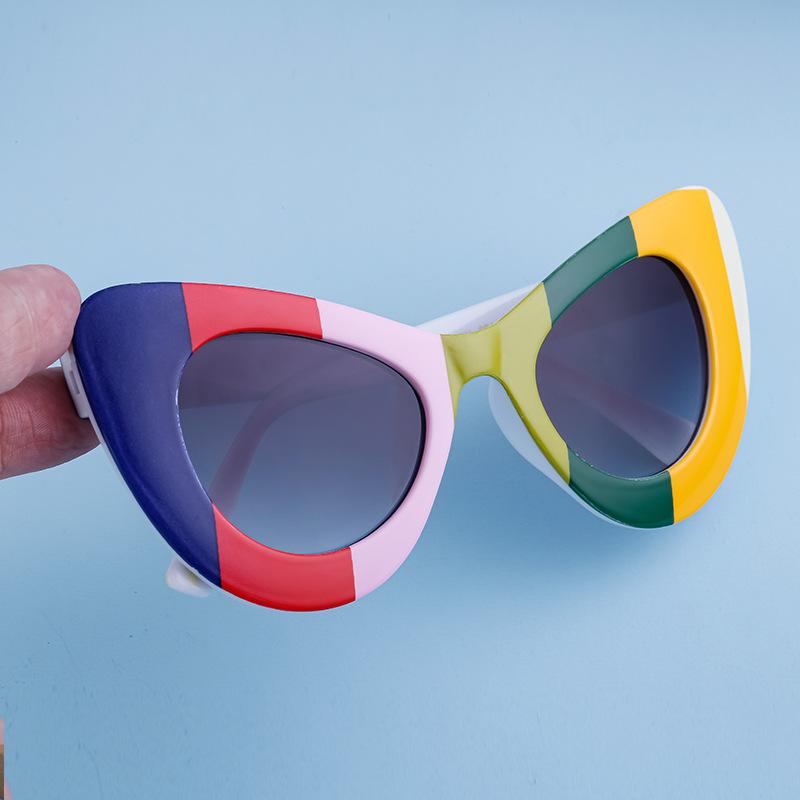 Luxury Sunglasses Women Designer Cat Eye Vintage Pink Barbie Big Frame Fashion Sun Glasses For Female