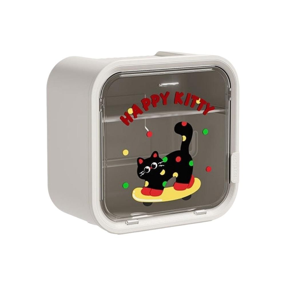 Wandmontierter Toilettenpapierhalter Kunststoff Toilettenpapierhalter Cartoon Taschentuchhalter für Badezimmer