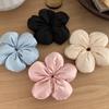 Handmade Flower Hair Tie Cotton Hair Bands Women Fashion Accessories Hair Scrunchies Ponytail H E8J6