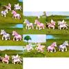 Adorable Unicorn Figurine For Micro Landscape And Fairy Garden Decor