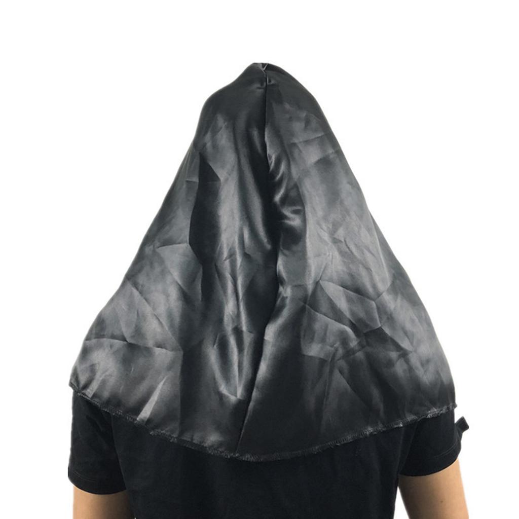 Horror Scary Ghost Mask Full Face Cover Halloween Costume Party Accessory for Adults and Teens with Adjustable Fit and Breathable Material