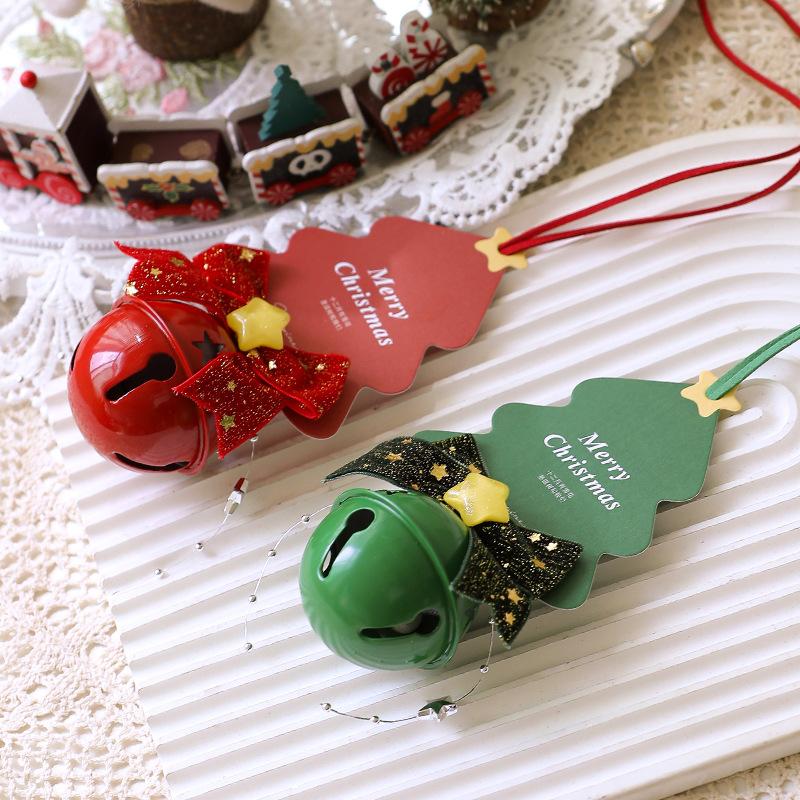 Christmas Tree Decorations Creative Ornaments Festive Hanging Decor Car Hanging Bells Gift Holiday Party Decor for Home Office