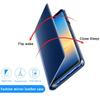360° Full Cover Protect Mirror Flip Leather Phone Case for Samsung Galaxy S26 Ultra Pro S25 Edge Plus Kickstand Shockproof Cover