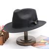 eBay Hot-selling Woolen Jazz Top Hat, Thermal Bow Hat, European and American Felt Top Hat