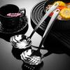 Stainless Steel Shell Shape Serving Spoons Long Handle Slotted Spoons for Buffet Banquet Cooking And Kitchen Flatware