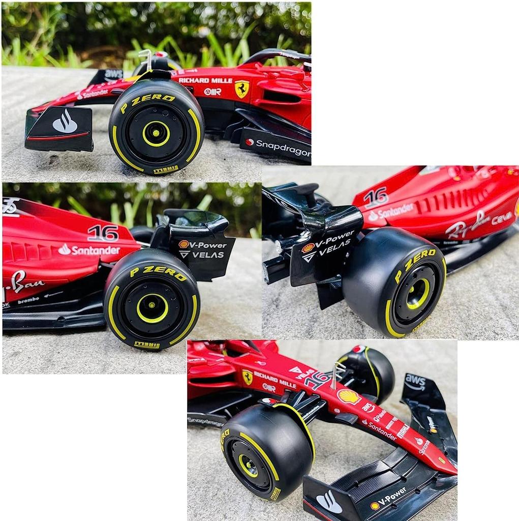 Rastar 1:12 Ferrari F1-75 Remote Control Model Car, Ferrari F1 RC Boys Adult Racing Car, 2022 F1 Challenger, 2.4G