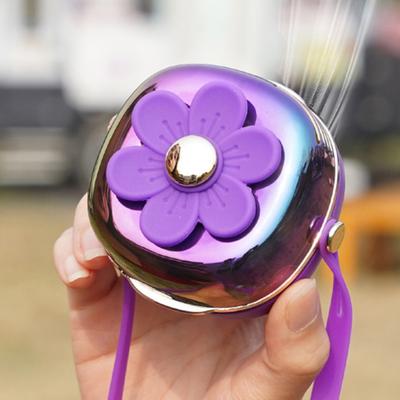 Ventilatore Portatile con Cordino Ricarica USB Portatile da Appendere al Collo Mini Ventilatore Carino Gadget Estivo per Viaggi all'Aperto
