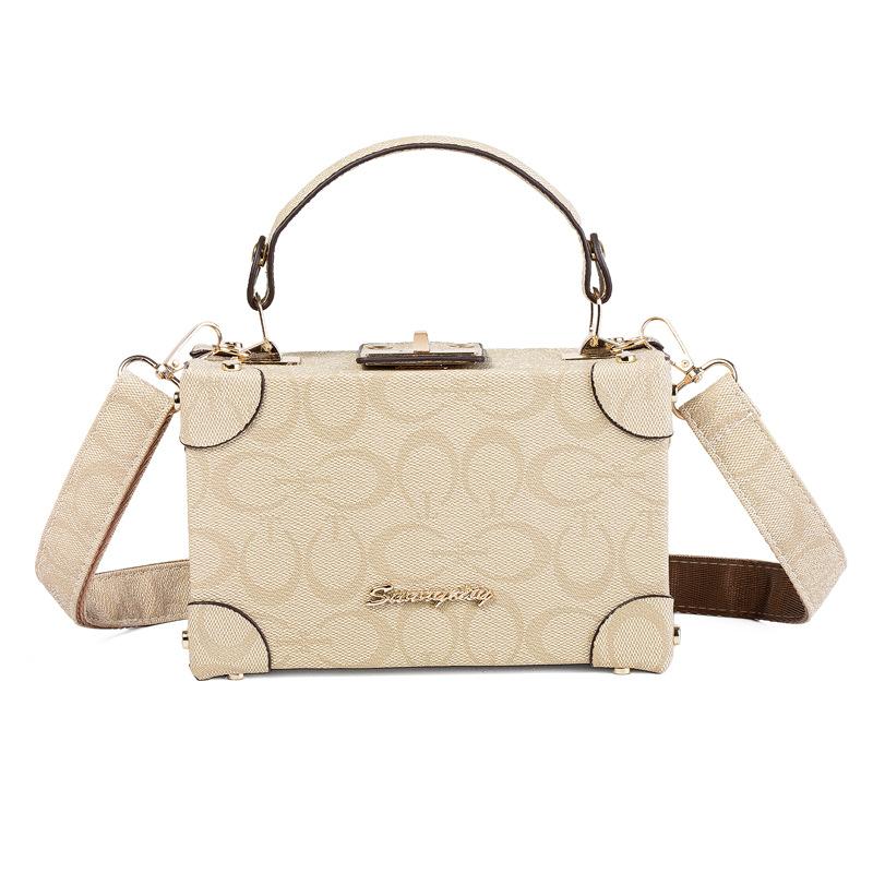 New portable box bag women's mobile phone bag versatile fashion shoulder messenger bag