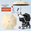 Met Klem UV-Bescherming Paraplu Verstelbare Kinderwagen Paraplu Zon Bescherming