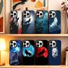A Wolf Howling To the Sky  Phone Case For iPhone 17,16,15,14,13,12,11 Plus,Pro Max,XS,Colorful Silver Phone Case Funda Cover