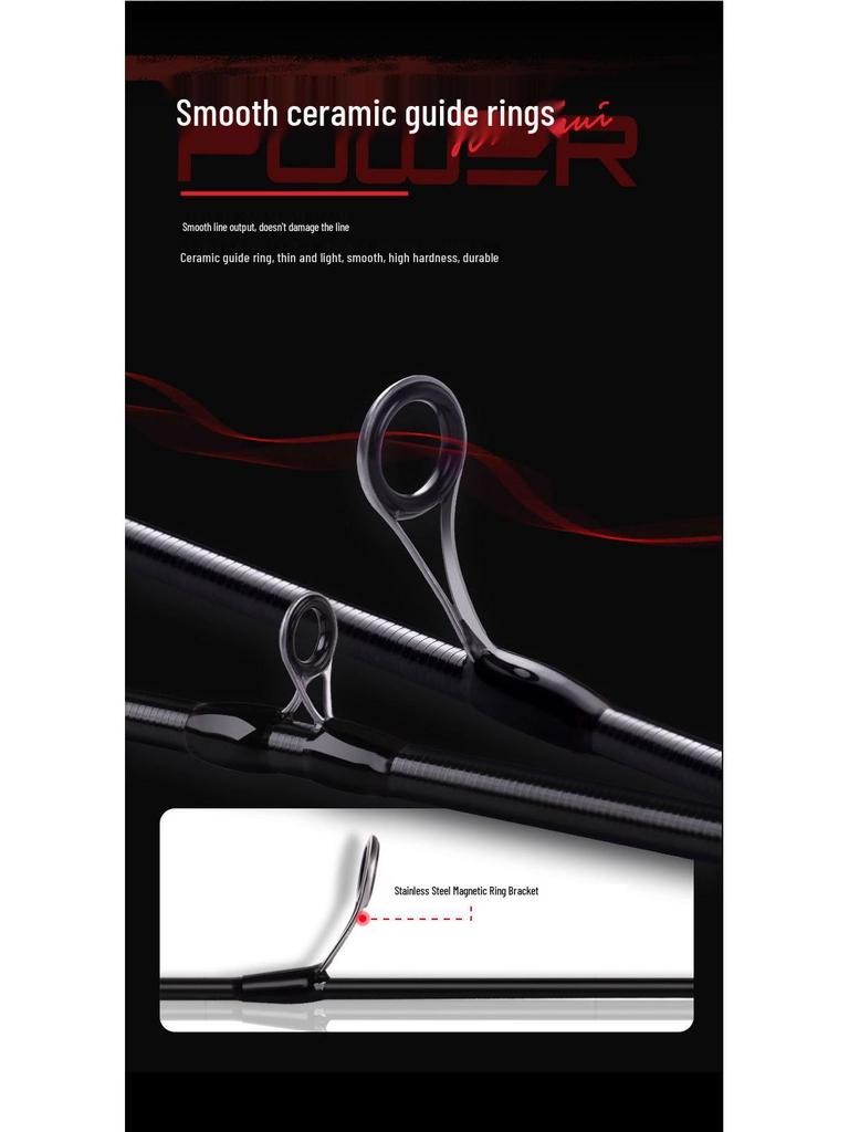 Guangwei GW Second Gen Versatile Carbon Lure Rod, ML Action, All Water Areas, Straight Handle, Genuine Product