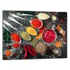 GLASS PLATE CUTTING BOARD 52x40 SPICES