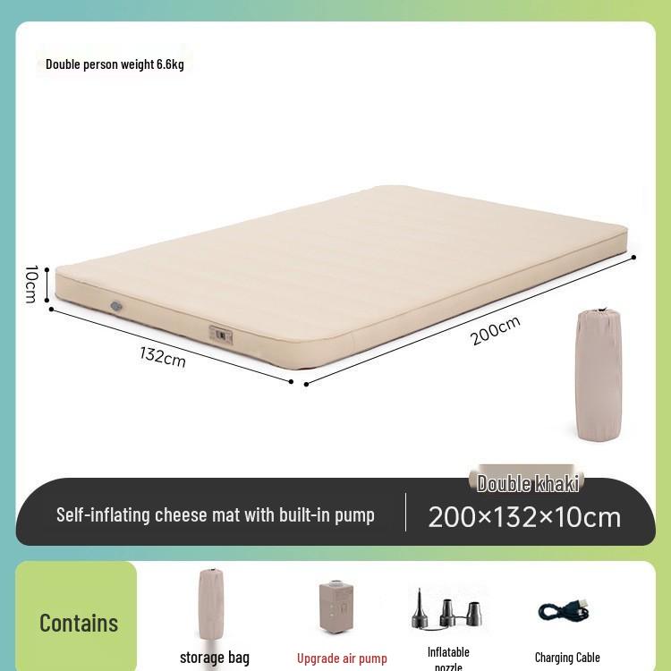 Portable Thickened Automatic Inflatable Camping Pad for Outdoor, Travel, and Home Use