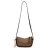 Hong Kong Retro Woven Crossbody Bag - Summer 2026 Collection, Women’s Hollow Knit Color Block Single Shoulder Bag