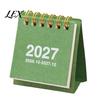 Cadou Practic pentru Studenți Profesioniști Mini Calendar de Birou 2026-2027, Oct 2026 până la Dec 2027 Vertical Pliabil Mic Planificator Lunar cu Gros