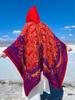 Winter Women Scarf Layers Poncho Hooded Elegant Lady Retro Boho Print Wraps Shawl Casual Scarve Capa Para Mujer Pashmina Cloak