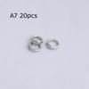 10/20Pcs Brass Circle Loop End Beads Gold Plated Ring Cord End Connectors For Diy Pearl Necklace Bracelet Jewelry Making