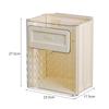 Hanging Kitchen Trash Can Transparent (without Lid) Cabinet Door Hanging Wastebasket for RV Camping Office Kitchen Bathroom