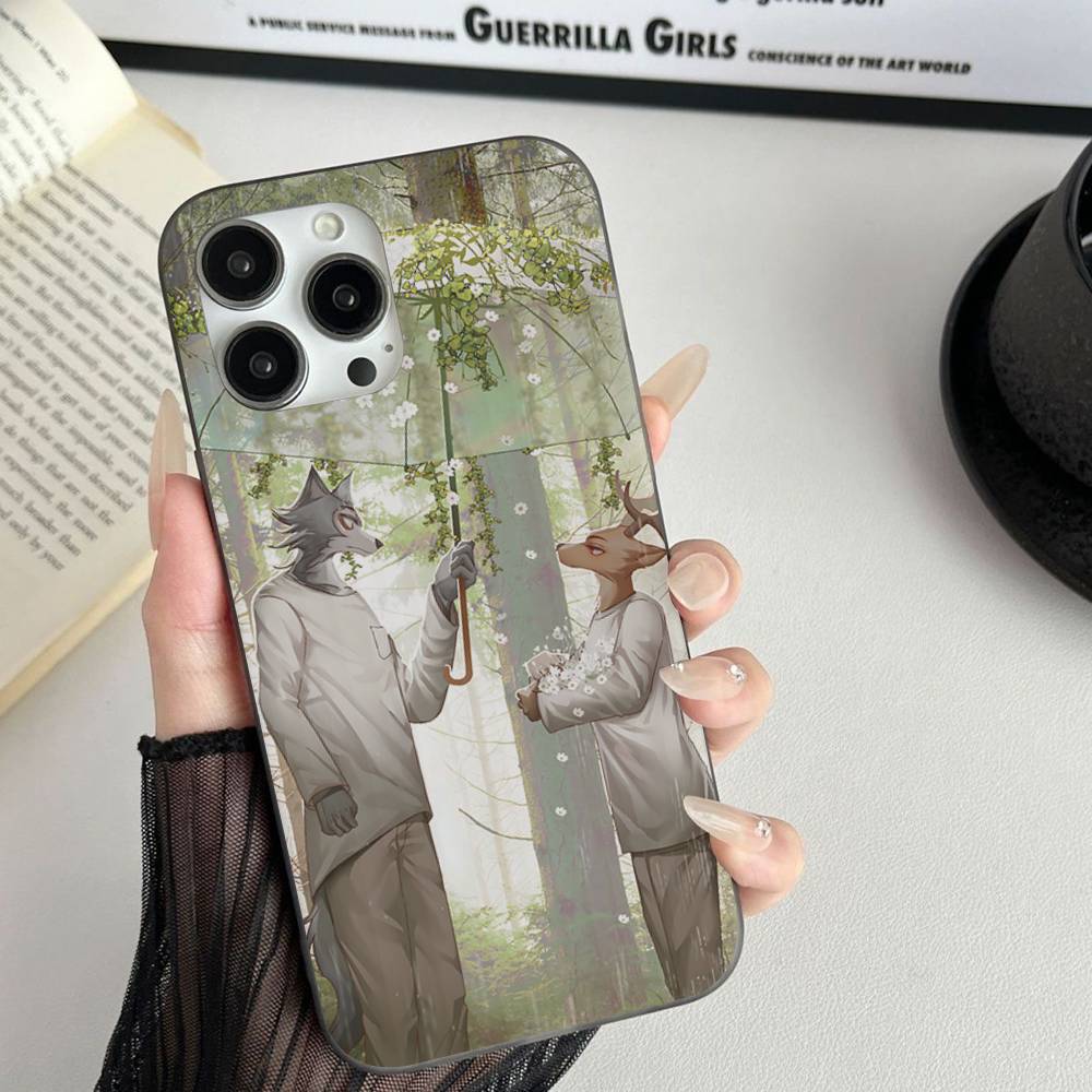 Classic Japanese Anime B-Beastars For IPhone 17 16 15 14 13 12 11 Pro Max Plus Pro Clear Phone Cover Non-Slip Shell