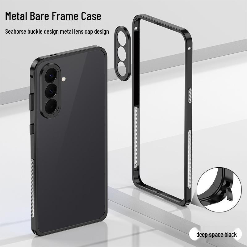 

Samsung A37 Cross-border Snap-on Metal Frame Lens Protection Phone Case DY03 Supercar Frame Metal Phone Case