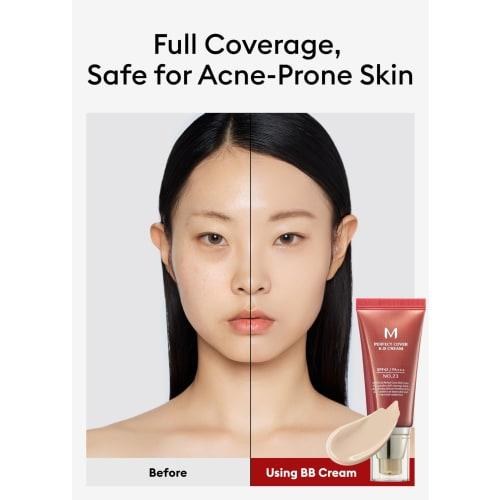 MISSHA M Perfect Cover Perfect Cover BB Cream SPF42/PA+++ 50ml No. 23 Natural Beige Genuine Korean Product Directly Imported