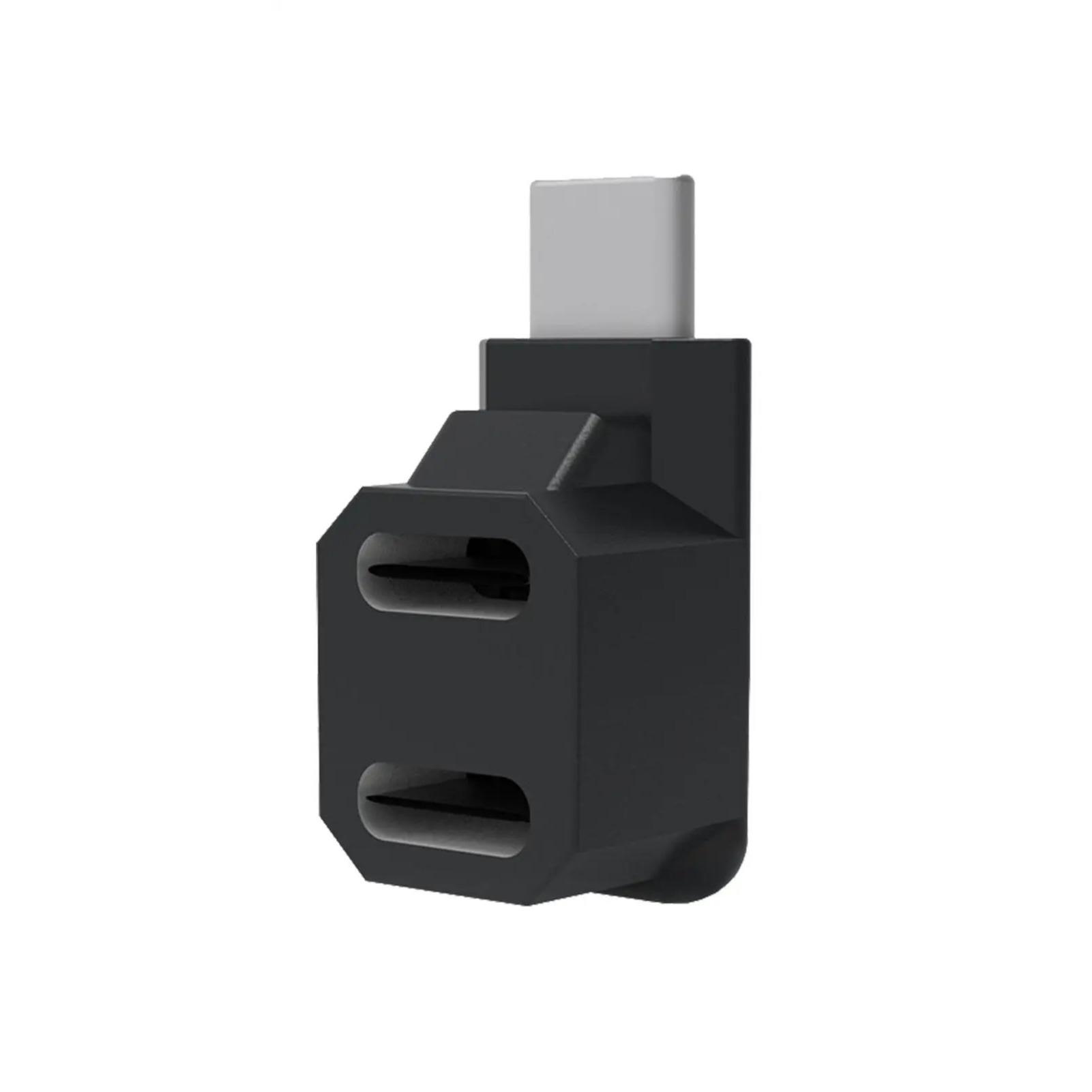 

Для Steam Deck Type C к USB C адаптеру Male To Female Консоль 2 в 1 разъем 8.5*3.8*15.2cm чёрный