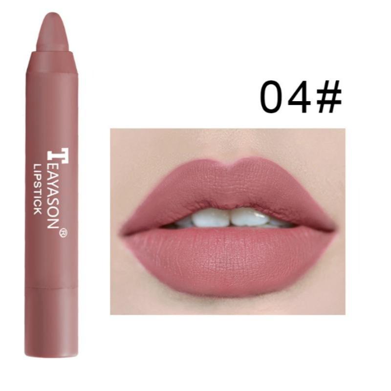 12 Colours Lips Makeup Lipstick Lesk na rty Kosmetická rtěnka s dlouhotrvající hydratací