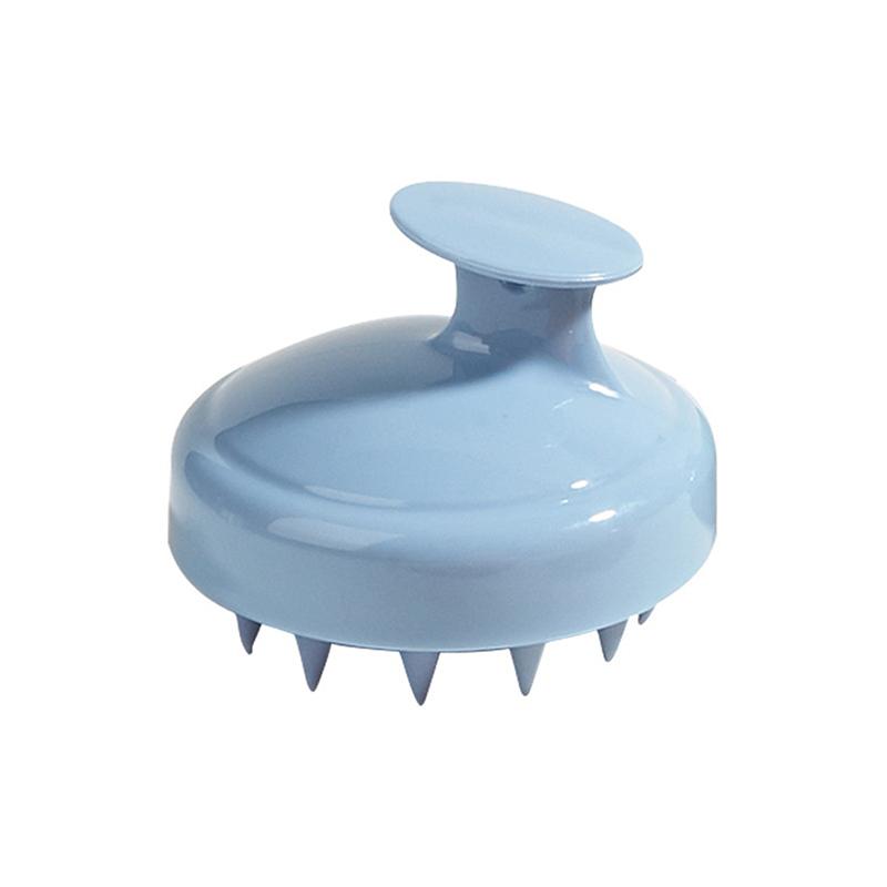 

Очищающая влажная и сухая массажная щетка для головы, ручка для взрослой и детской чистки, массажная расческа синий