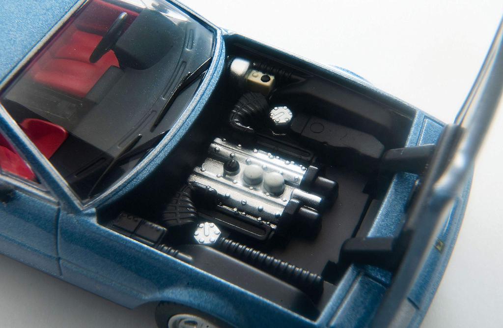 Tomica Limited Vintage Neo Ferrari 412 Blue Finished Product 312284 1/64 LV-NEO