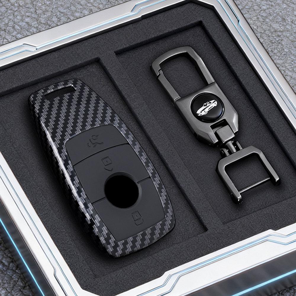 

Car Remote Key Case Cover Holder Fob Keychain Shell For Mercedes Benz E C S Glc Class E200 E400 E63 W213 S550 S560 C260 A200