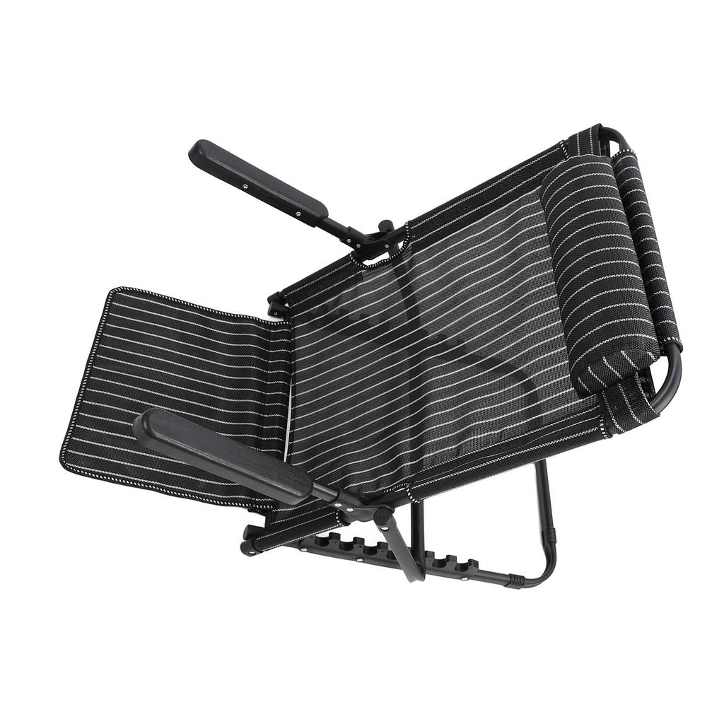 Lifting Bed Backrest with Headrest Armrests Portable Folding Multi Function 7 Positions Adjustable Sit Up Back Rest for