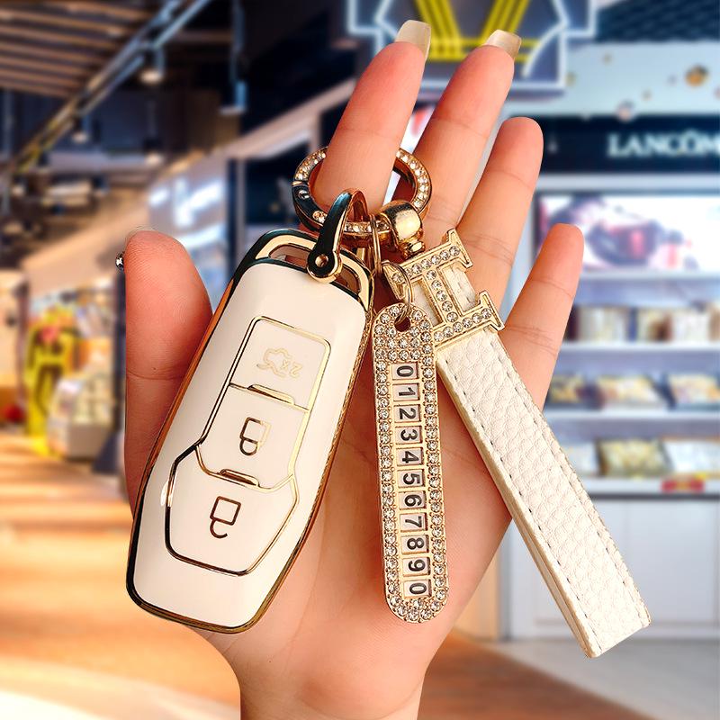 High-Grade Key Case for Ford Mondeo, Mustang, Edge, Kuga, Explorer, Taurus.