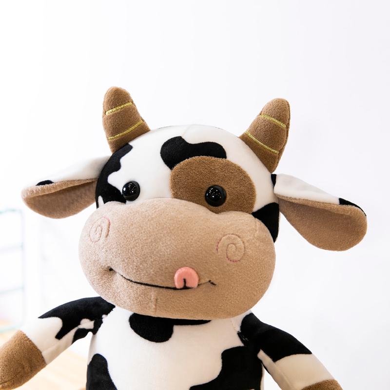 Cute Plush Toy Of A Calf And Cow Adorable Habi Calf Doll Cute Cow Plushie The First Choice For Children'S Birthday Gifts