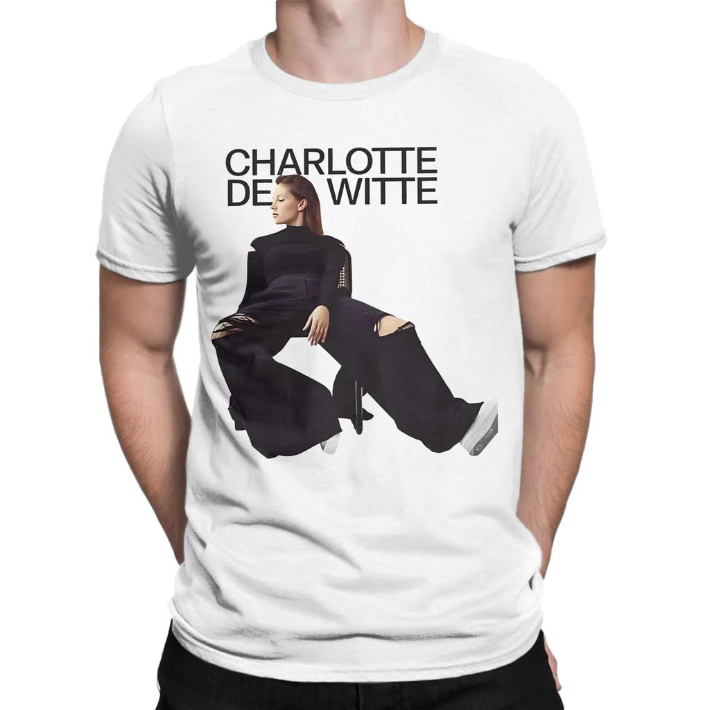 2026 Oversized Tričko Pláž Charlotte De Witte Vtipná Trička Bavlněné Tričko pro Muže Ženy Y2K Retro Tričko Hip Hop Streetwear Top