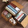 Woven Sea Vine & Bamboo Rectangle Snack Storage Basket