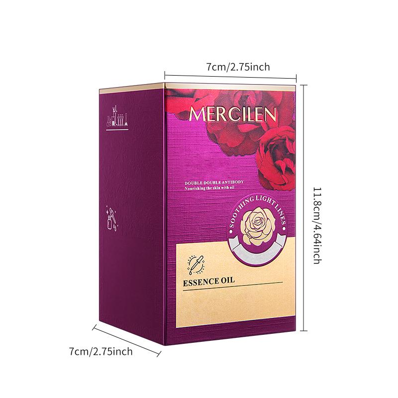 MERCILEN Double Rose Rejuvenating Essence Oil 30ml Moisturizing, Hydrating, Firming Skin Squalane Essential Oil