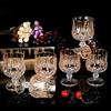 Flevents Kristall-Whiskyglas mit Goldrand