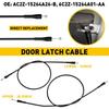 Pair Left Hinged Door Latch Release Cable For Ford E150 E250 E350 1992-2014 EOOK