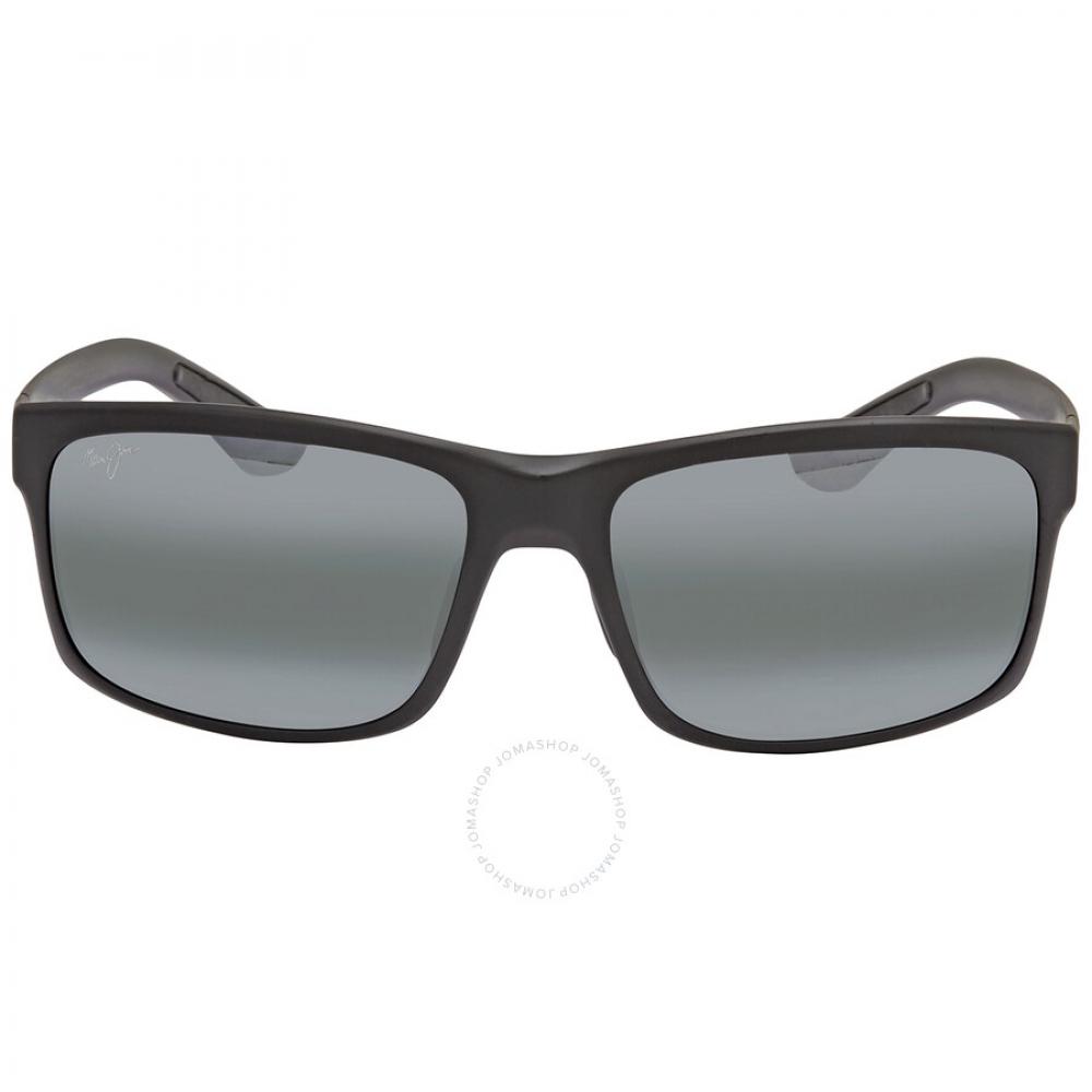 

Maui Jim Pokowai Arch Nuetral Grey Square Unisex Sunglasses 439 2M 58