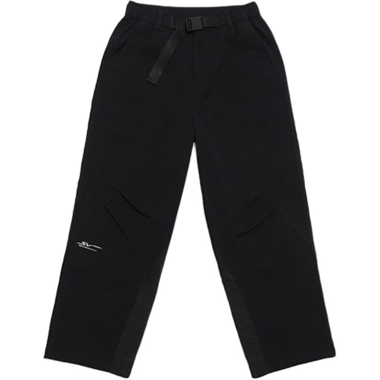 ANTA Casual Pants Men s Black Moderate Straight Fit Pants 152541502V-1 XL