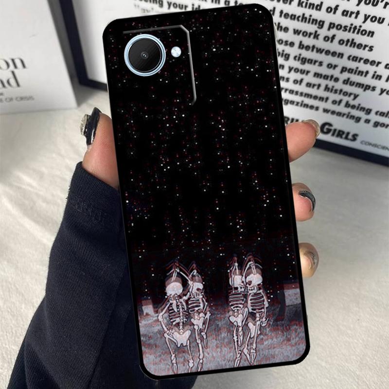 Trippy Skeleton For Realme C63 C71 C55 C67 C51 C75 C61 C65 C53 10 11 12 13 14 15 Pro Plus GT6 GT7 Pro Case