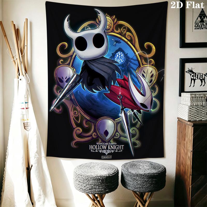 Hollow Knight Dark Fantasy Adventure Bedding 1 Duvet Cover 2 Pillowcase Without Core Christmas Birthday Gift Bedding Set