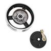 M12 10 Inch Wheel Rim with Drum Brake High Strength Metal for 10X3.0 10X2.5 Tires Electric Scooter Motorcycle