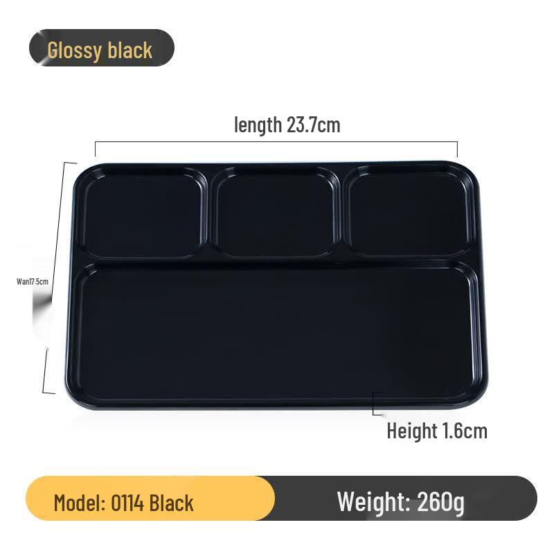 KANGMO Melamine 4-Compartment Serving Dish