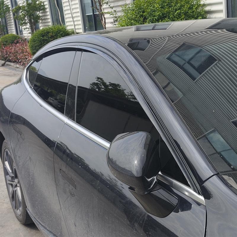 Fits 25 Jihu Alphard S5 Models: Frameless Window Rain Visors
