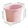 Baby Bath Bucket Tub Comfortable Thickened Sitting Up Shower Basin Bathroom