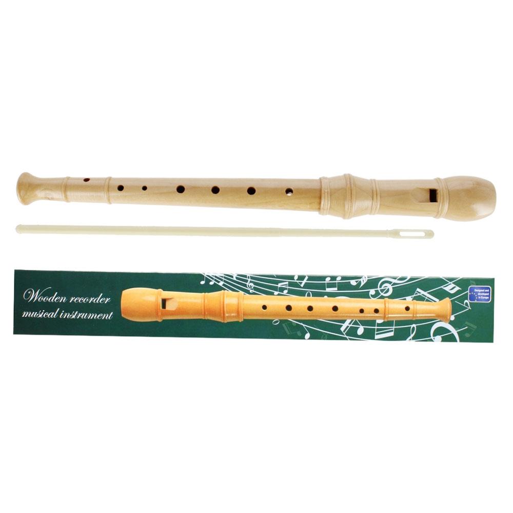 Wooden Recorder. 8 Holes.