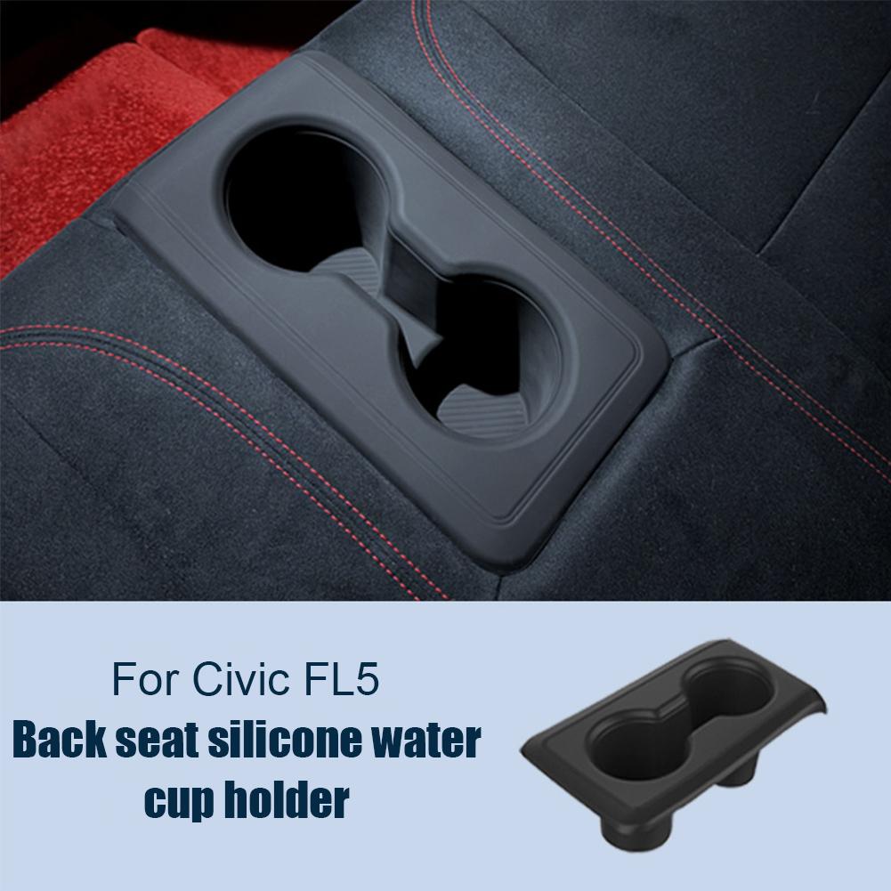 for Honda FL5 TYPE-R Silicone Cup Automotive Interior slip and Anti Mat proof Cup Leak Seat Rear Cover G1A4