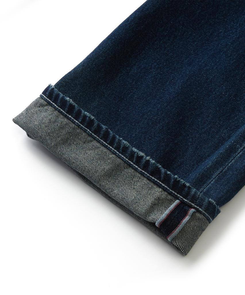 Lamolaeng Recycle Savage Denim Pants Deep Blue